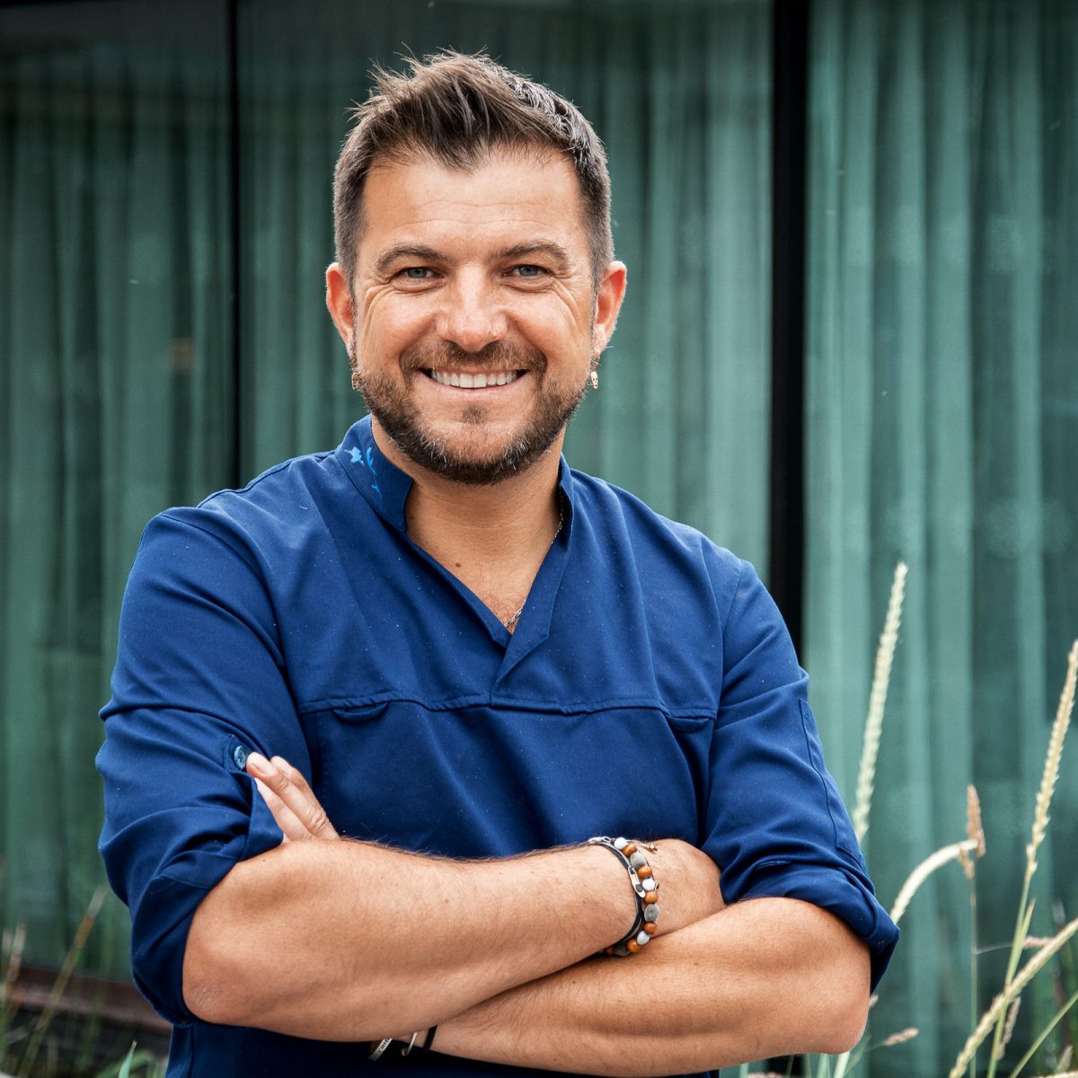 Portrait du Chef Eric Guerin . Photographe Clisson