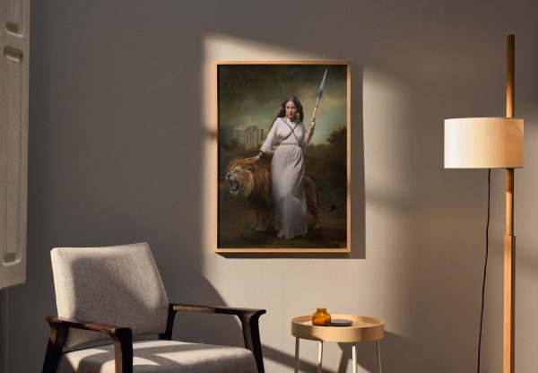 Tirage photo encadré et accroché au mur de Sarah Scaniglia.